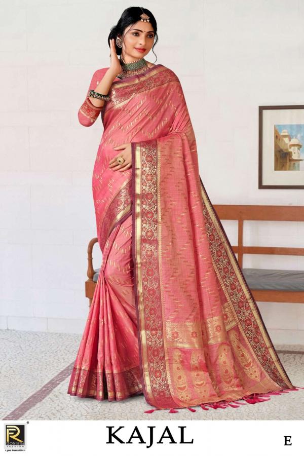Ronisha Kajal Exclusive Fancy Banarsi Silk Saree Collection